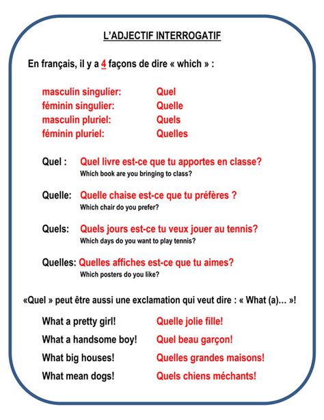 quel in inglese|quel french to english.